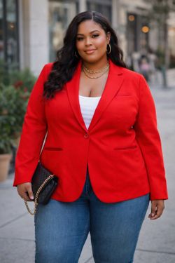 Women’s Red Blazer - 2XL