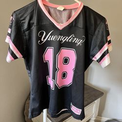 Yuengling Women Pink Fitted Jersey