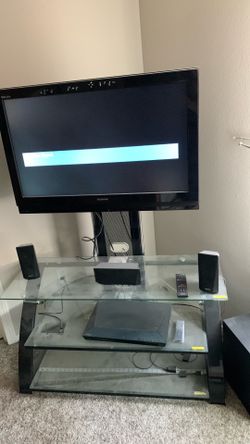 TV, stand, Sony surround and Blu-ray player full bundle