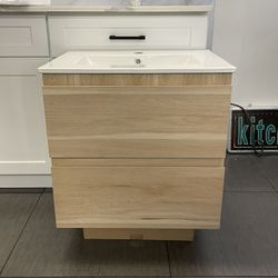 NEW YEAR SALE ~ Modern Floating Bathroom Vanity - 24 inches