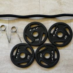 EZ Bar & Weights included