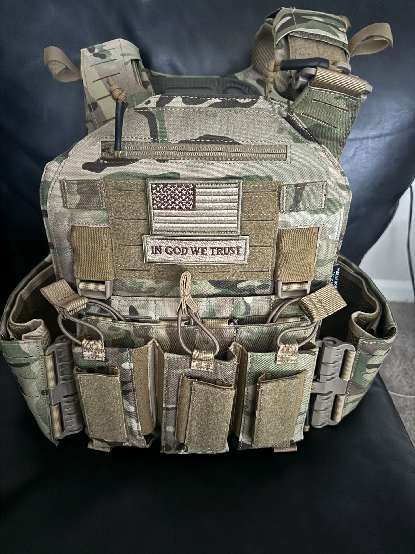 Plate Carrier With Plates 