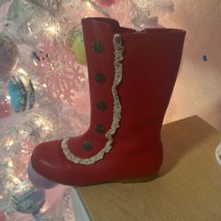 Girls Red Boots Military Style Mia belle Boutique 