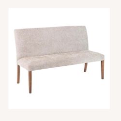 2 World Market Upholstered Benches ($40 Each, $75 for Both