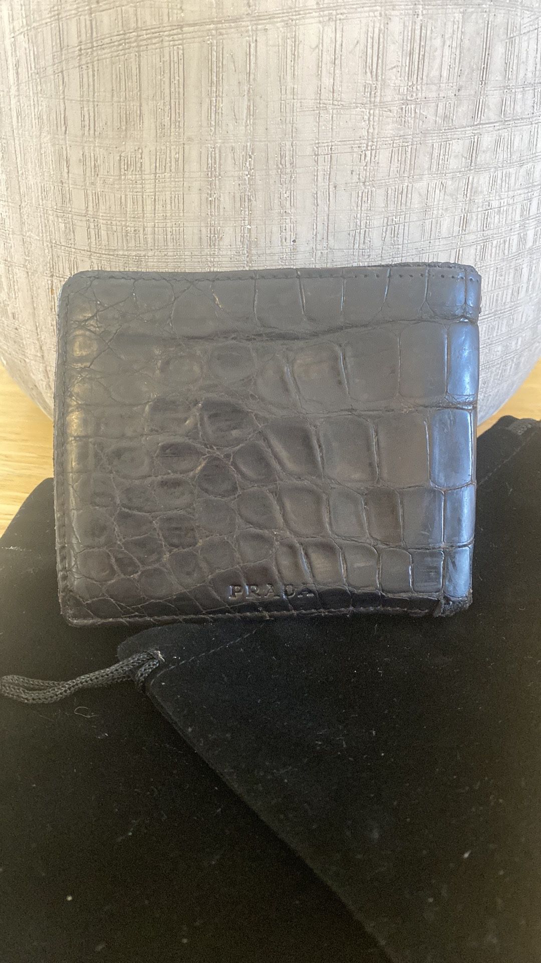 PRADA Saffiano Leather Bifold Wallet