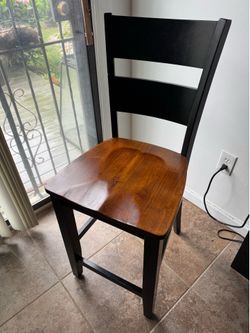 Blake cherry & Black counter stool (set of 4)