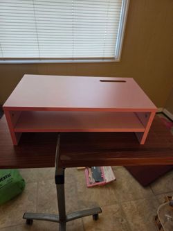 Pink desk organizer