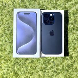 iPhone 15 Pro | 128GB | Blue Titanium | Factory Unlocked