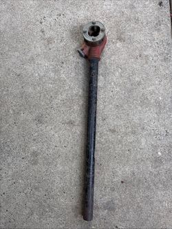 Ridgid 00-R Manual Ratchet Pipe Threader With 3/4" NPT Die Head Made In USA