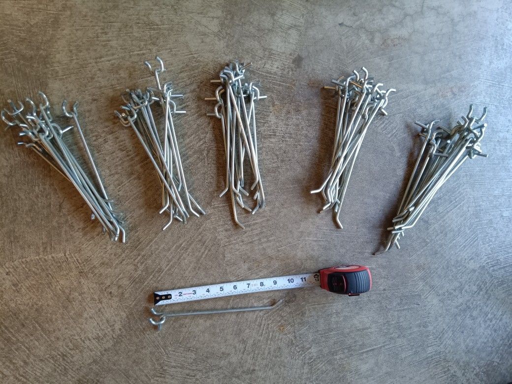 Heavy Duty Pegboard Hooks 8"