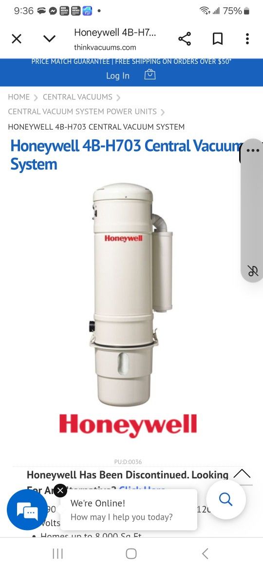 HONEYWELL VACUUM