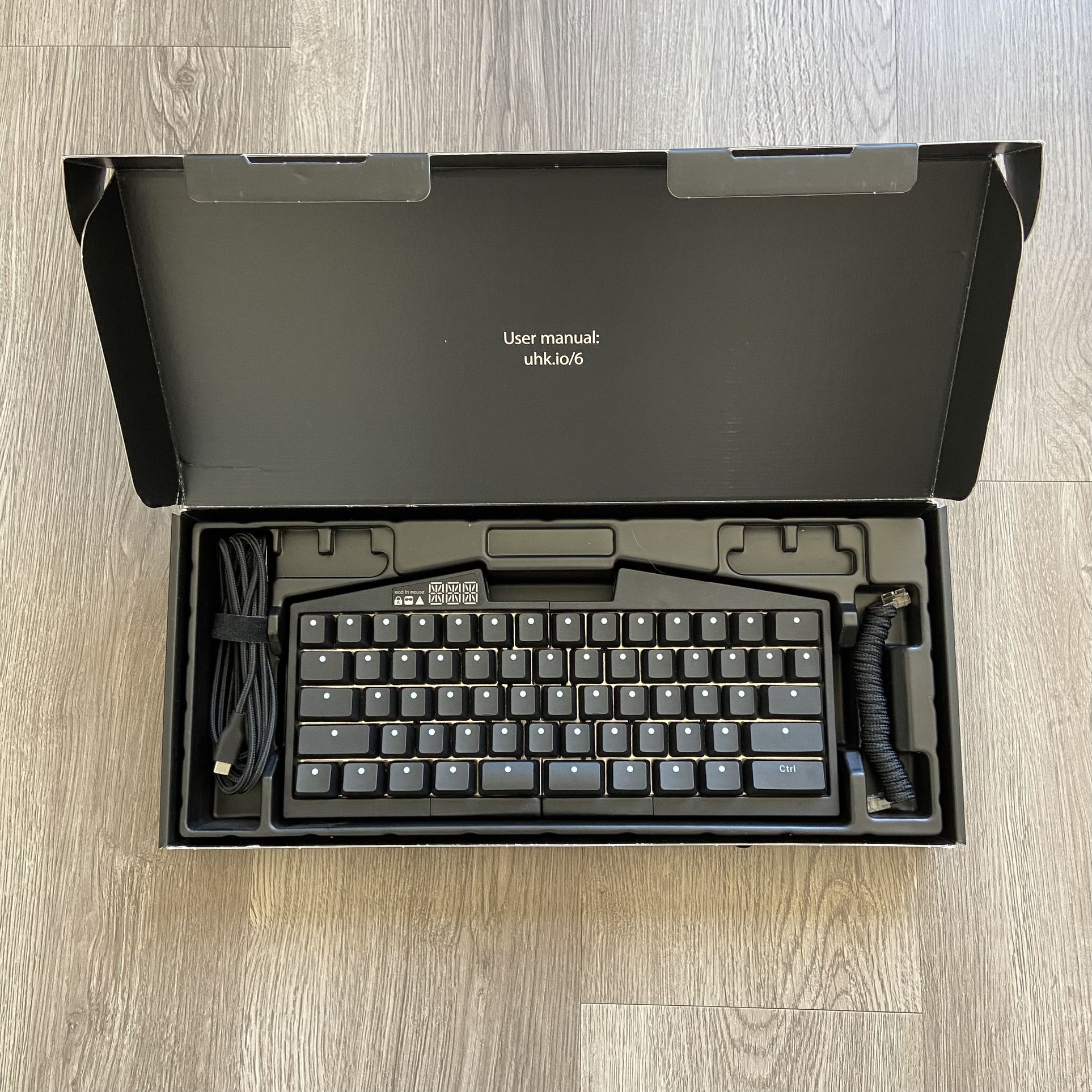 Ultimate Hacking Keyboard UHK v2 split ergonomic mechanical keyboard