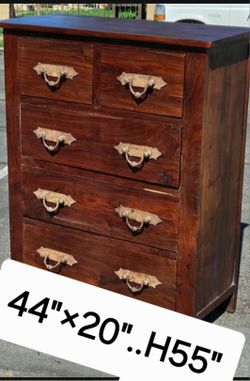 Solid wood dresser