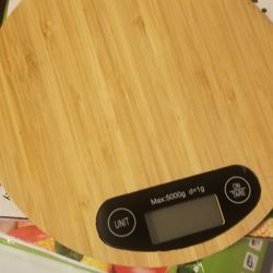 Food Scale- WOODEN modern Food Scale