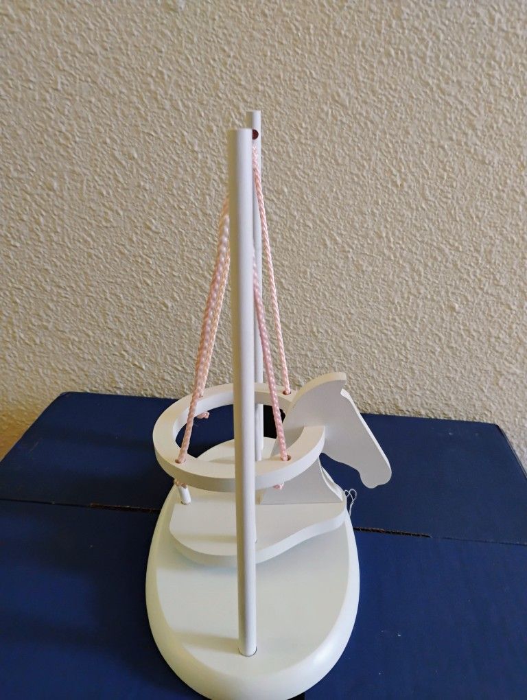 Wooden Hand made Doll swing