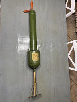 Antique 1910s “Jaeger Jr.” Hand-Pump Vacuum Cleaner – Jaeger Mfg. Co., Chicago