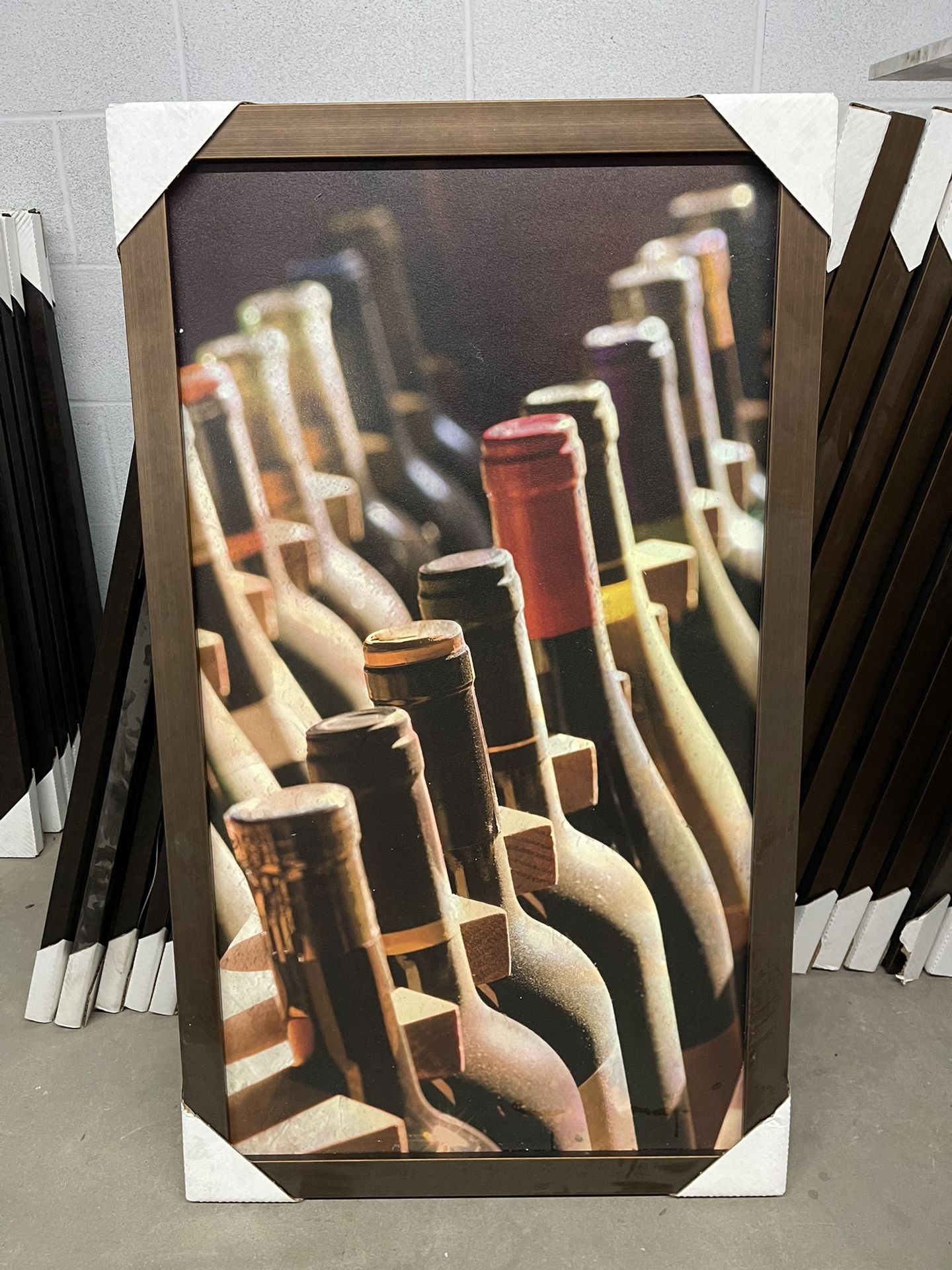 Wine Bottles Frame
