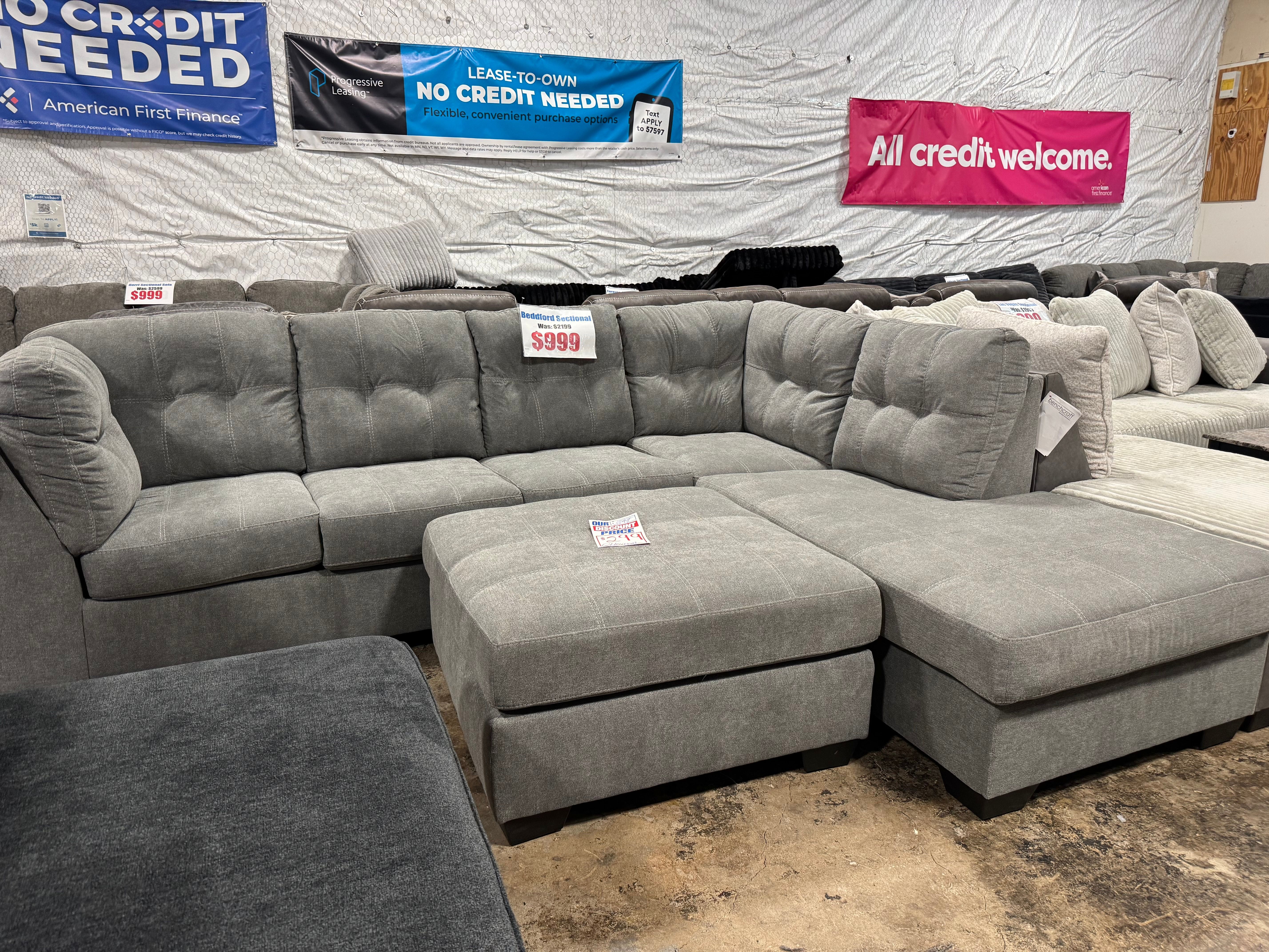 SECTIONAL (couch, sofa) !!NO CREDIT NEEDED !! TAKE IT HOME TODAY!! 🚛 SAME DAY DELIVERY AVAILABLE 🚚 Se Habla Español