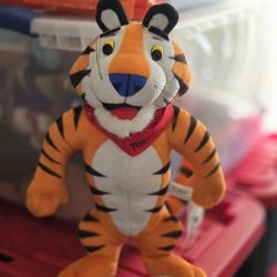 1997 Frosted Flakes Kellogg's Cereal Tony The Tiger Plush Stuffed Animal Vintage