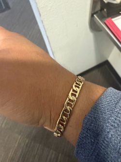 14kt yellow gold /Mariner Link bracelet/14 grams
