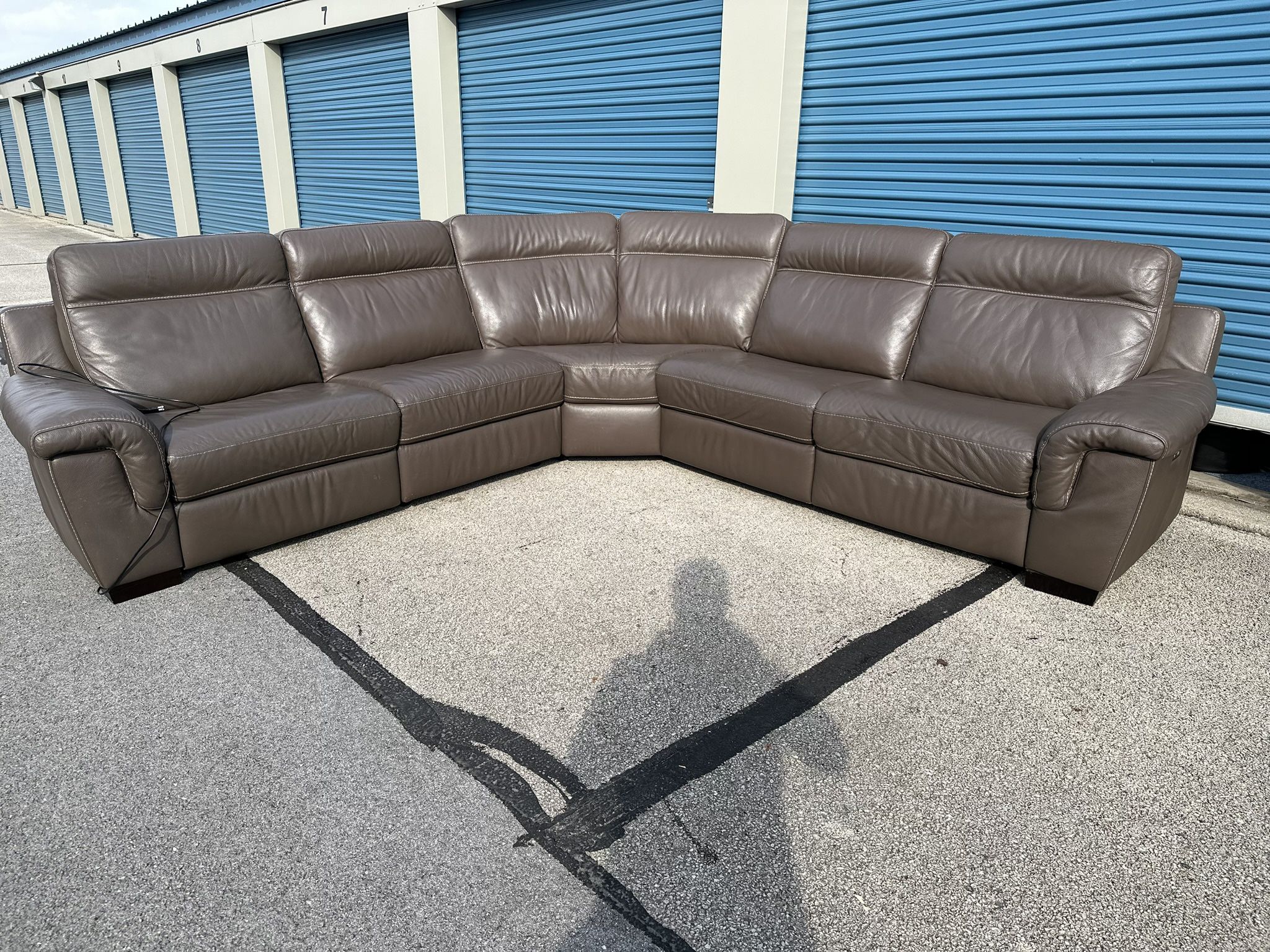 Power Reclining Sectional Sofa Couch