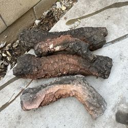 Fire place Concrete Logs Set 10 Dlrs 