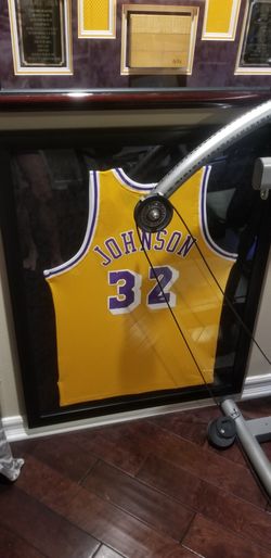 Magic Johnson Lakers Upper Deck UDA Limited Edition 53/132 Jersey not 💜💛 Kobe Bryant Lebron James MJ Jordan Panini Basketball
