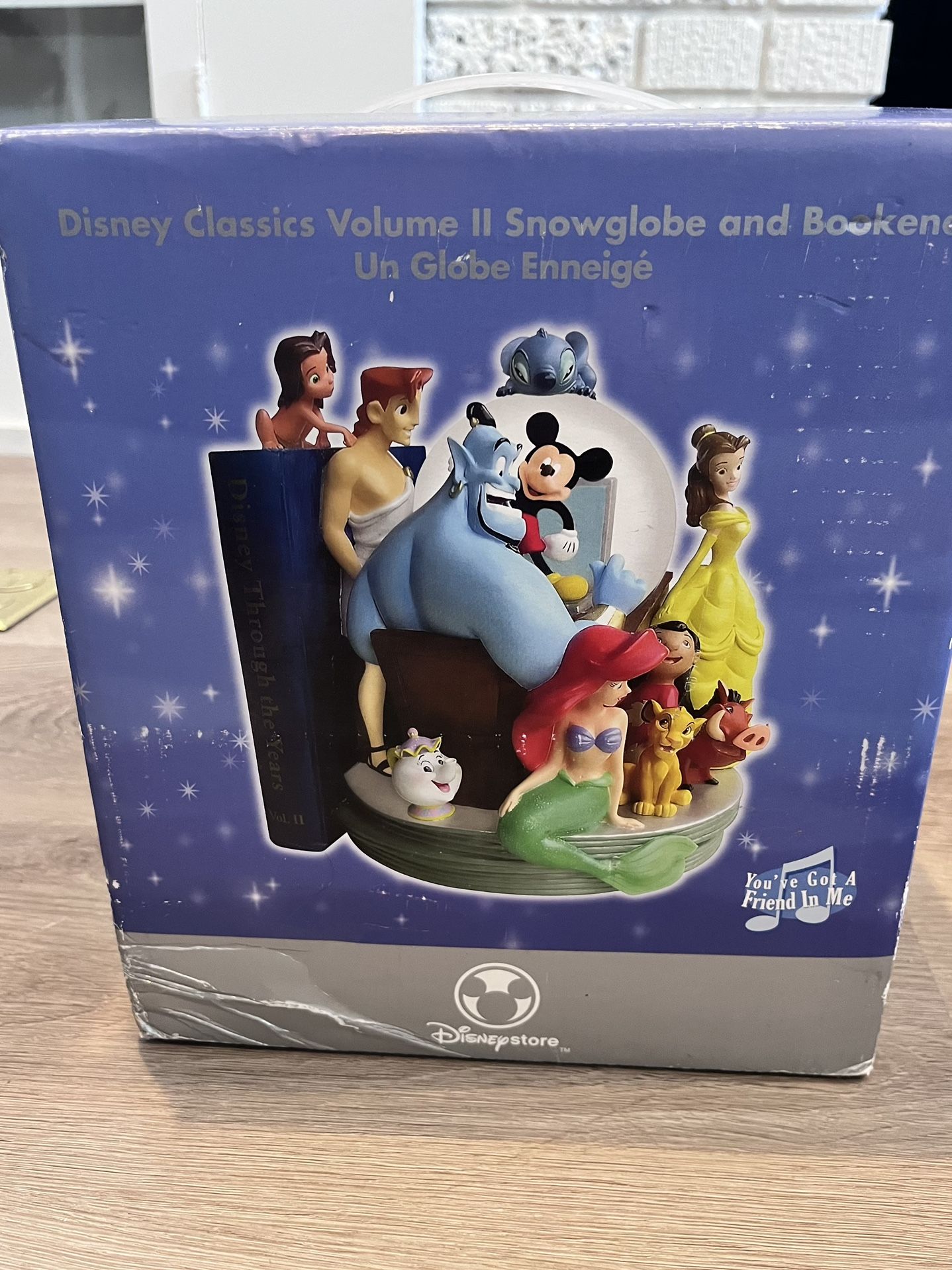 Disney Classics Volume II Bookend Snowglobe