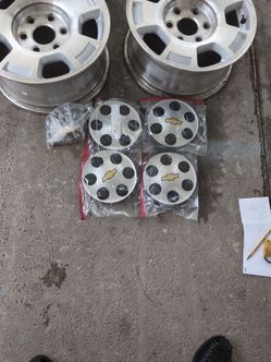 Set of four rims Chevy Silverado