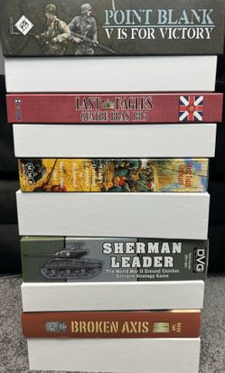 GMT, DVG, Compass Games, Avalanche Press, Etc. War/Strategy Games
