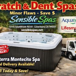 Scratch And Dent Spas Hot Tubs Save $ Livermore Sensible Spas