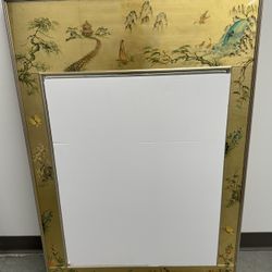 LaBArge Gold Leaf Chinoiserie Eglomise Mirror