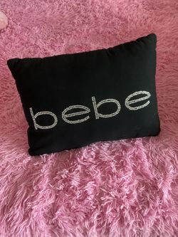 Bebe Black Pillow With Bling 