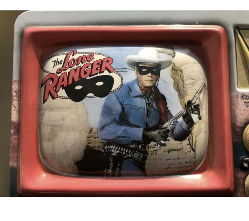 The Lone Ranger Lunch Box Collectible Tin Totes- Very Rare