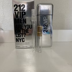 Carolina Herrera 212 Vip Men Decant 5ml/10ml