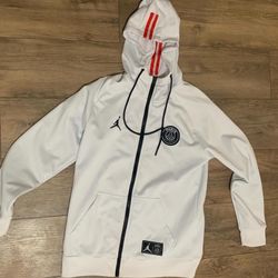 Nike hoodie FZ Jordan X PSG White Limited Edition Hoodie