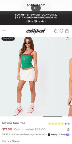 Edikted Mexico Tank Top – Green