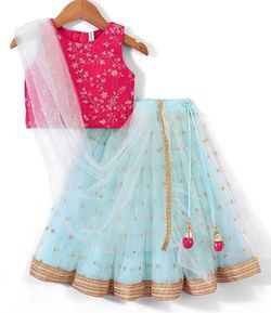 Beautiful Embroidered Lehenga Choli 3 piece Set, Diwali | Festive | Navratri | Pooja, Size 5T