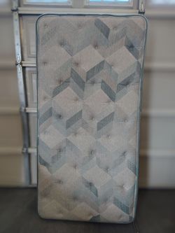 Bed Twin  Mattress, Box Spring with Rails BeautySleep