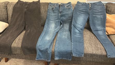 Women new blue jeans 2 set M together only