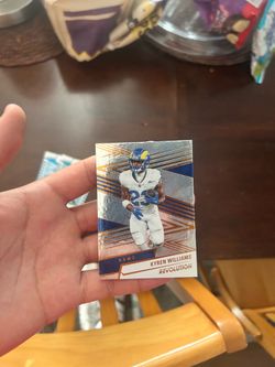 kyren williams revolution perfect condition holograph card