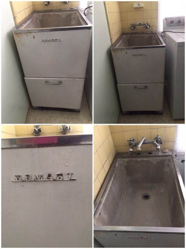 Vintage Homart laundry sink