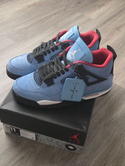 Jordan Air Jordan 4 Retro Travis Scott Cactus Jack Univ Blue 2018 308497-406