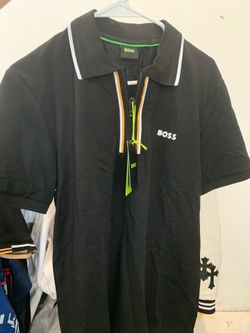 Hugo Boss polo zip up Shirt Large