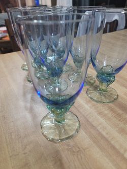 Bormioli Roco Italian beverage glasses - Bahia Set Of 8