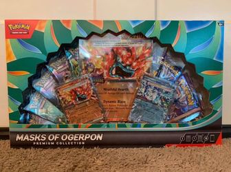 Pokemon - Masks Of Ogerpon Premium Collection - $80