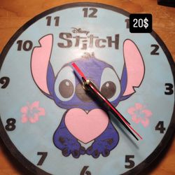 Stitch Clock