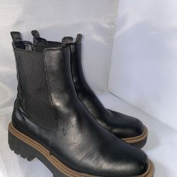 Sam Edelman Laguna Brown Leather Chelsea Boots Women’s 9.5 Waterproof – Pre-Owned waterproof