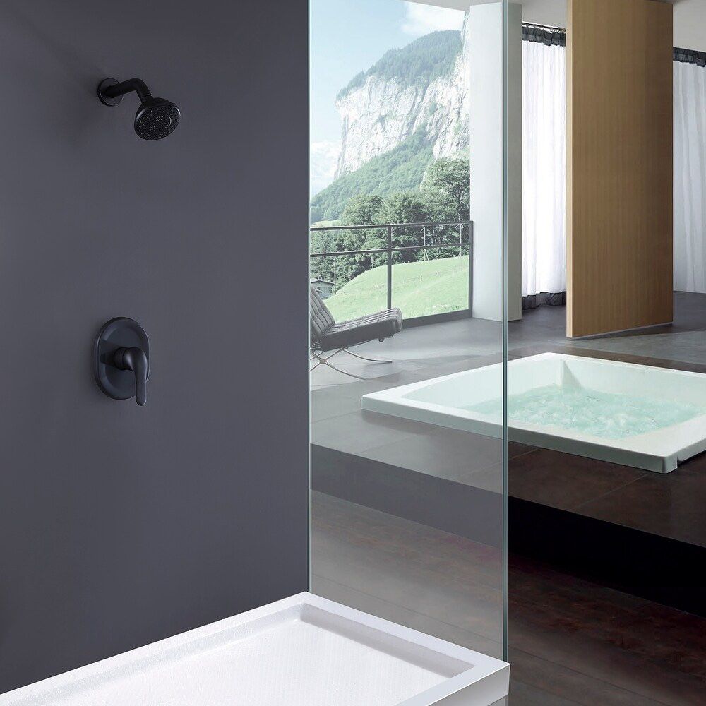 Wall Mount Shower Faucet Set With Valve Complete Shower System