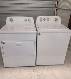 Whirlpool Washer and Dryer Set (30 Days Warranty) Can Deliver